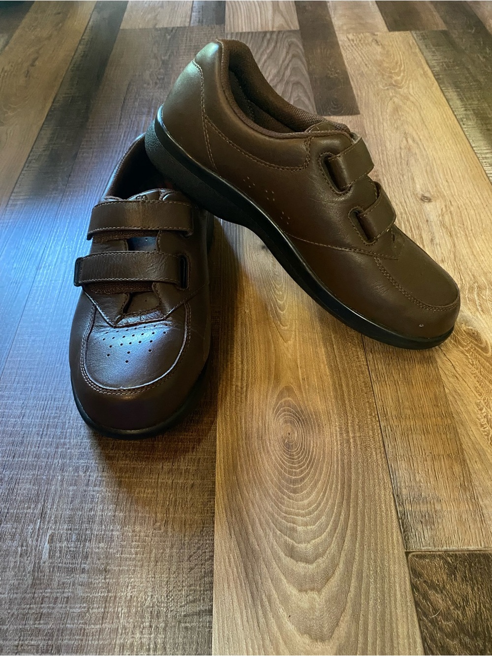 Propet Men's Brown Double-Strap Slip-On Loafers